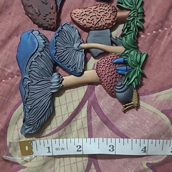 Epoxy Resin Art Piece Mushrooms - Picture 4 of 5